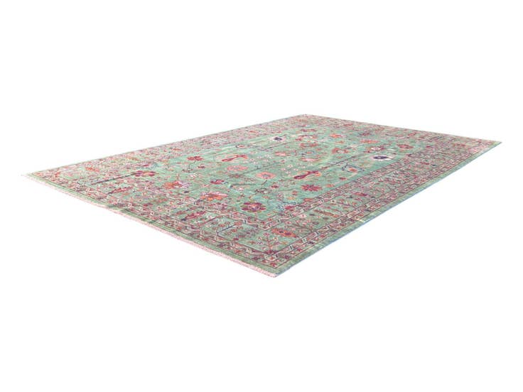 Detail image of 6' 8 x 9' 11 Hand Knotted Ariana Ziegler Rug