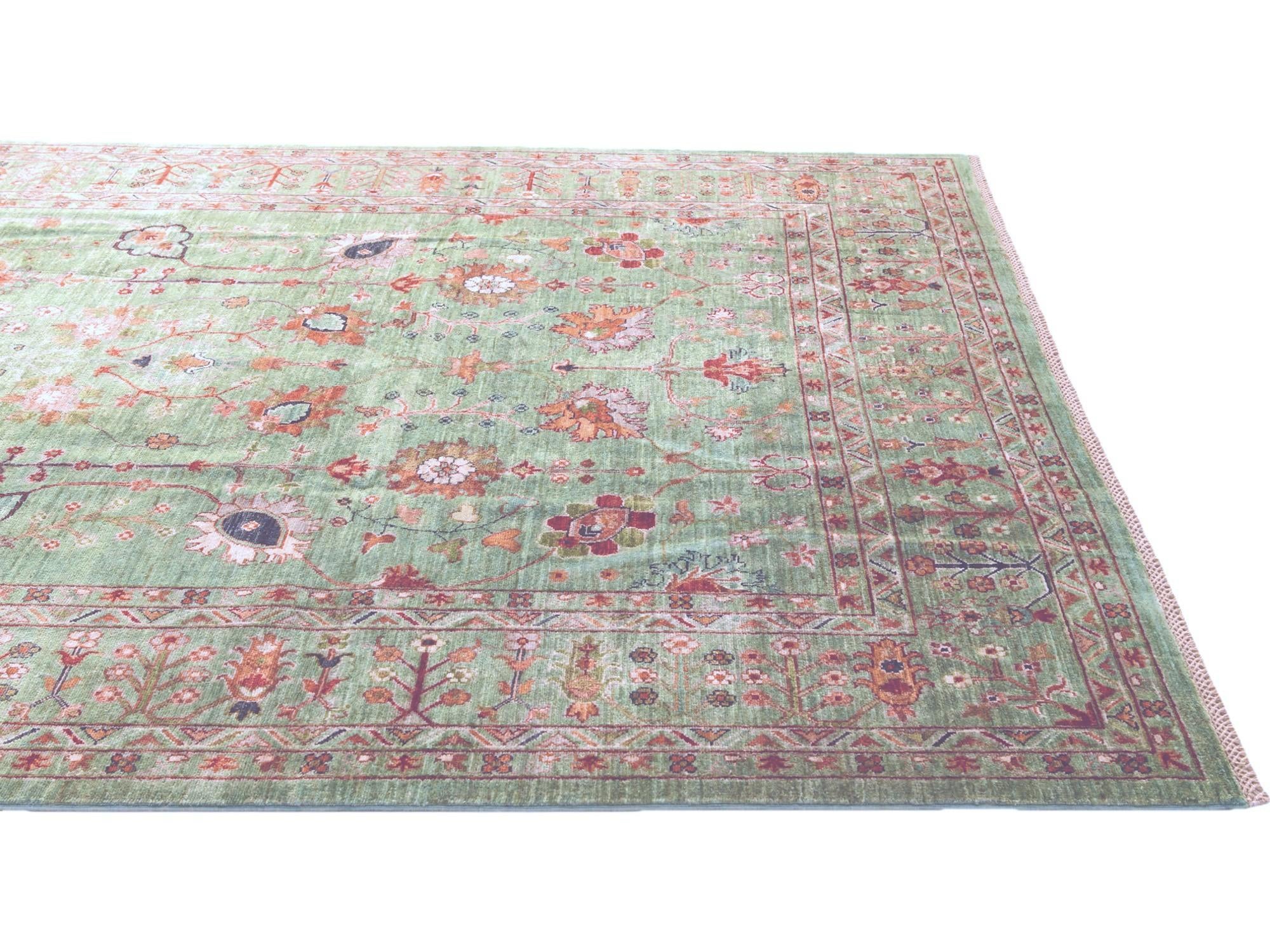 6' 8 x 9' 11 Hand Knotted Ariana Ziegler Rug