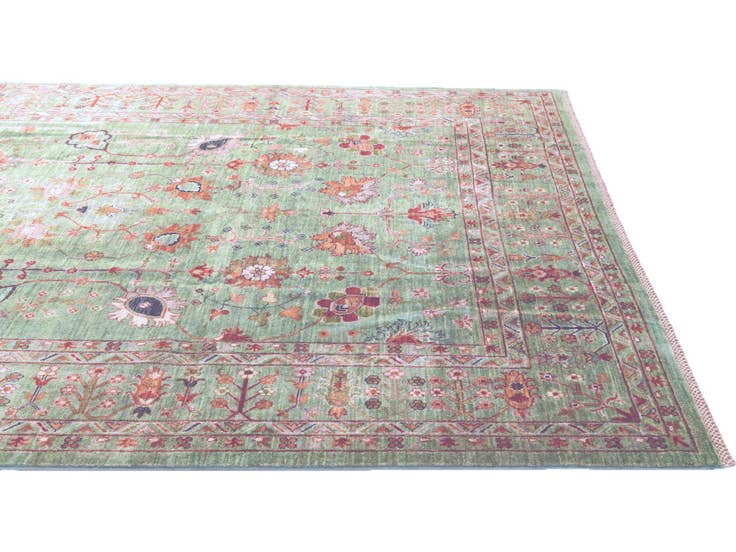 Detail image of 6' 8 x 9' 11 Hand Knotted Ariana Ziegler Rug