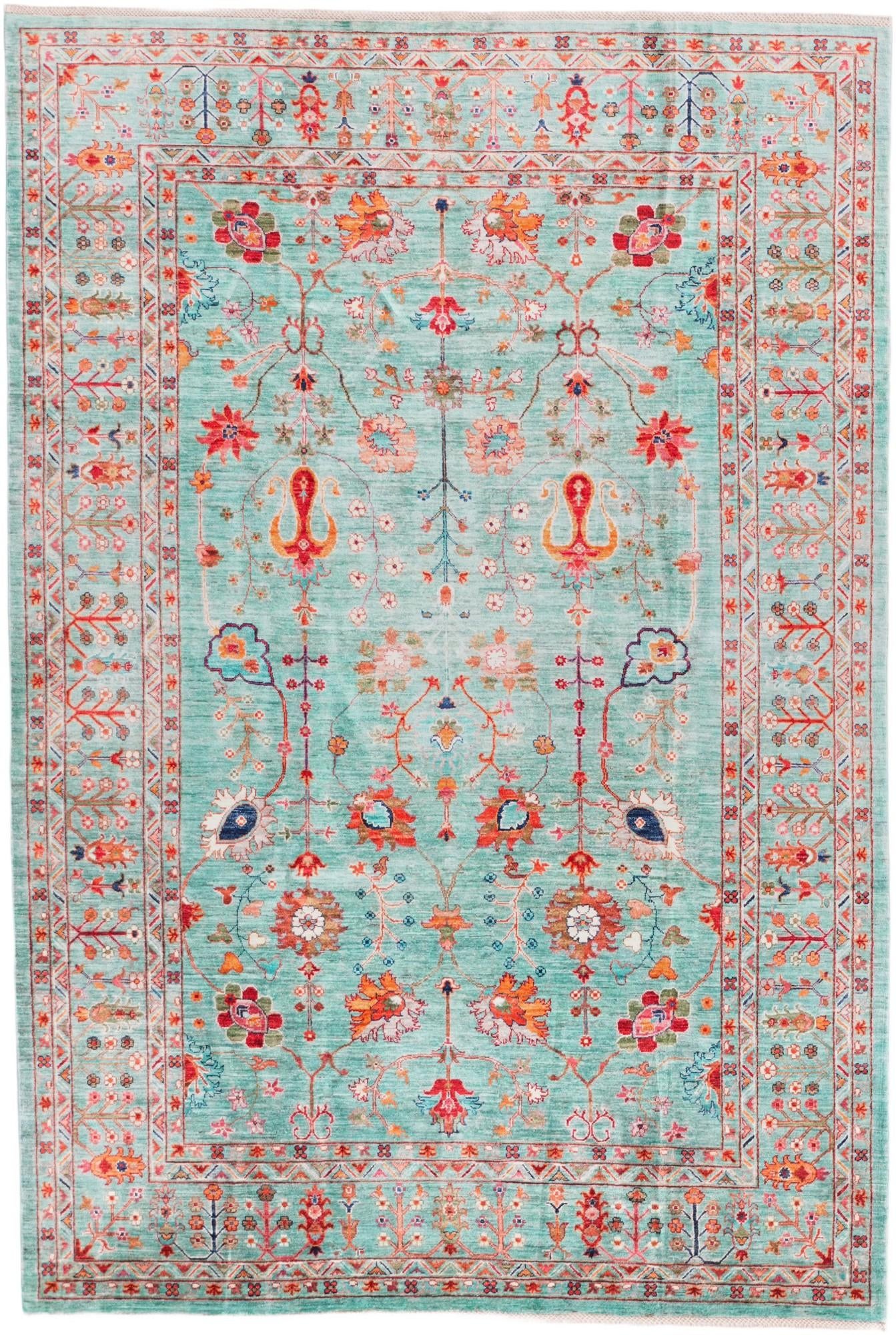 6' 8 x 9' 11 Hand Knotted Ariana Ziegler Rug