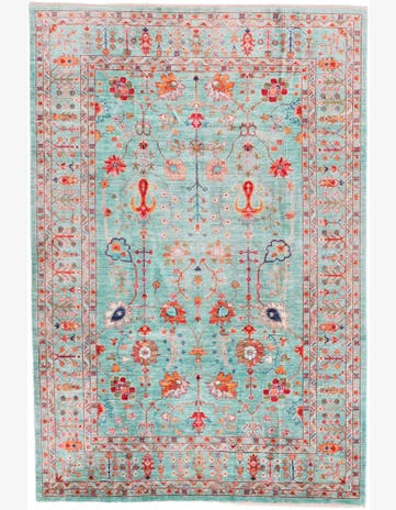 6' 8 x 9' 11 Hand Knotted Ariana Ziegler Rug