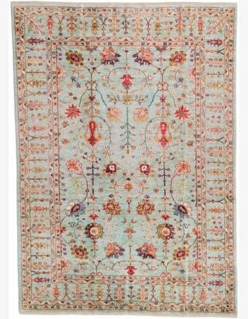 6' 9 x 9' 4 Hand Knotted Ariana Ziegler Rug