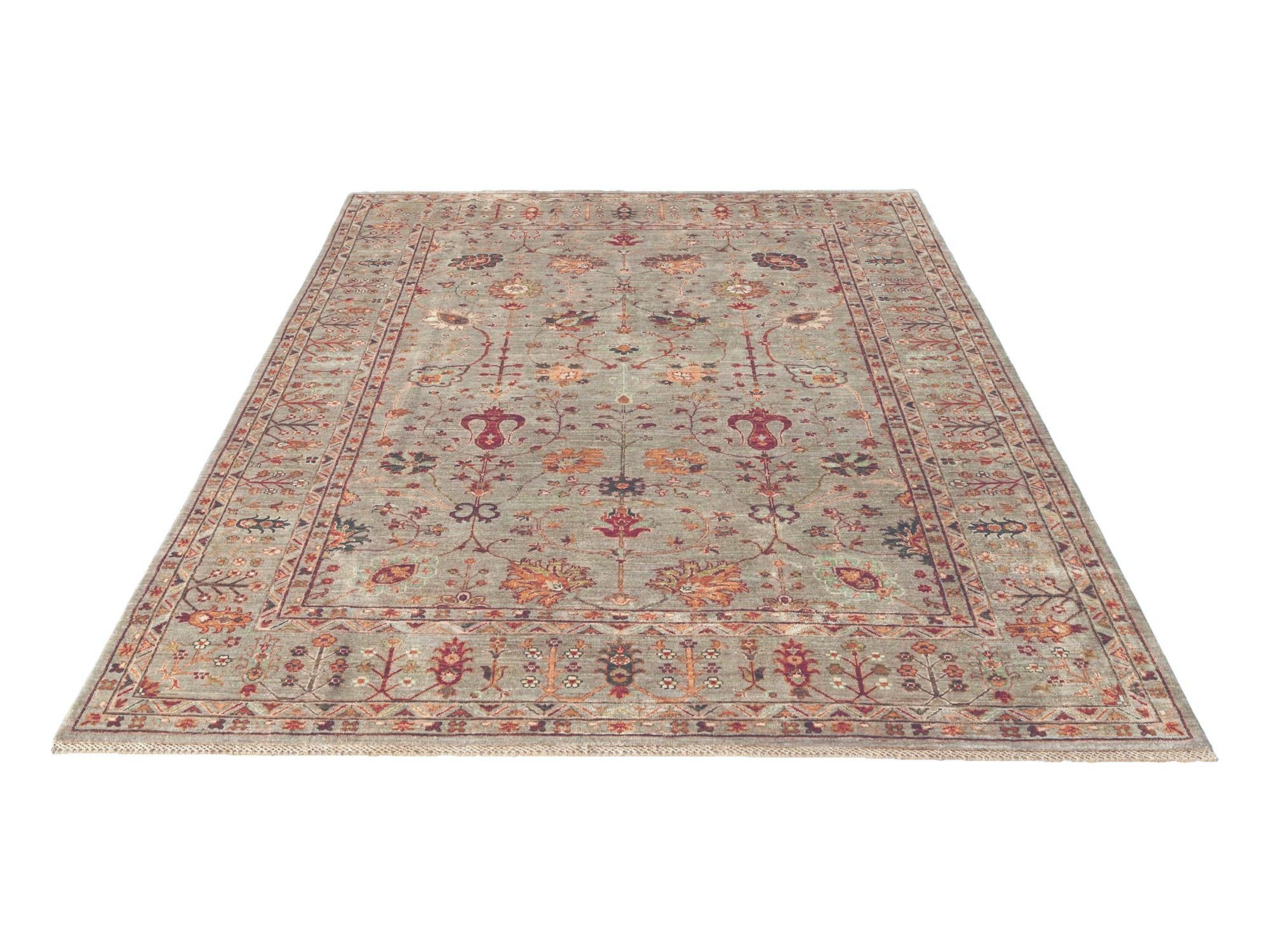 6' 11 x 9' 6 Hand Knotted Ariana Ziegler Rug