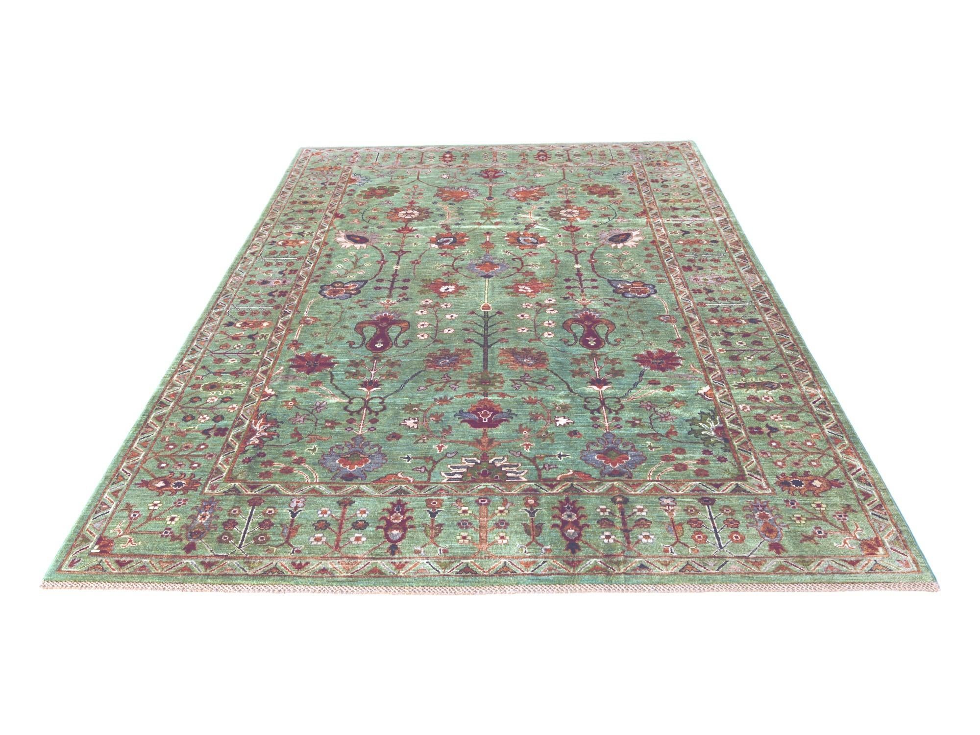 6' 7 x 10' 2 Hand Knotted Ariana Ziegler Rug