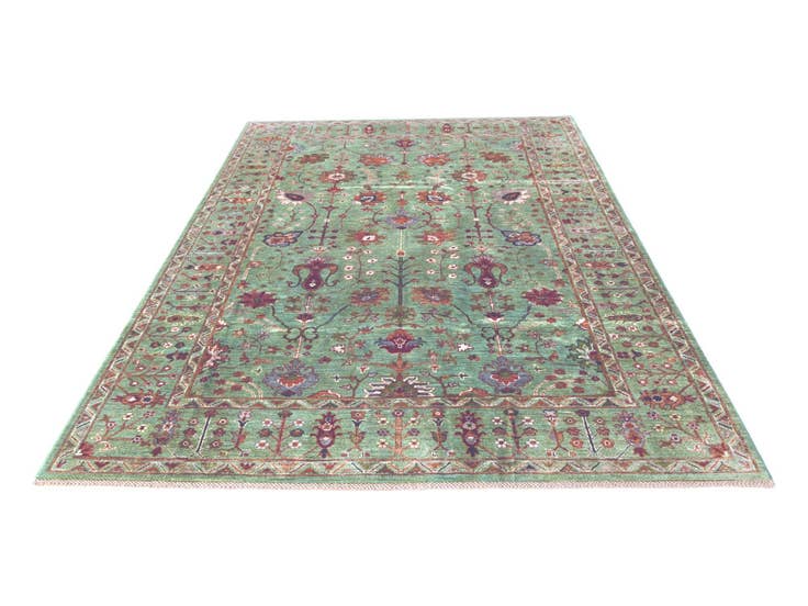 Detail image of 6' 7 x 10' 2 Hand Knotted Ariana Ziegler Rug