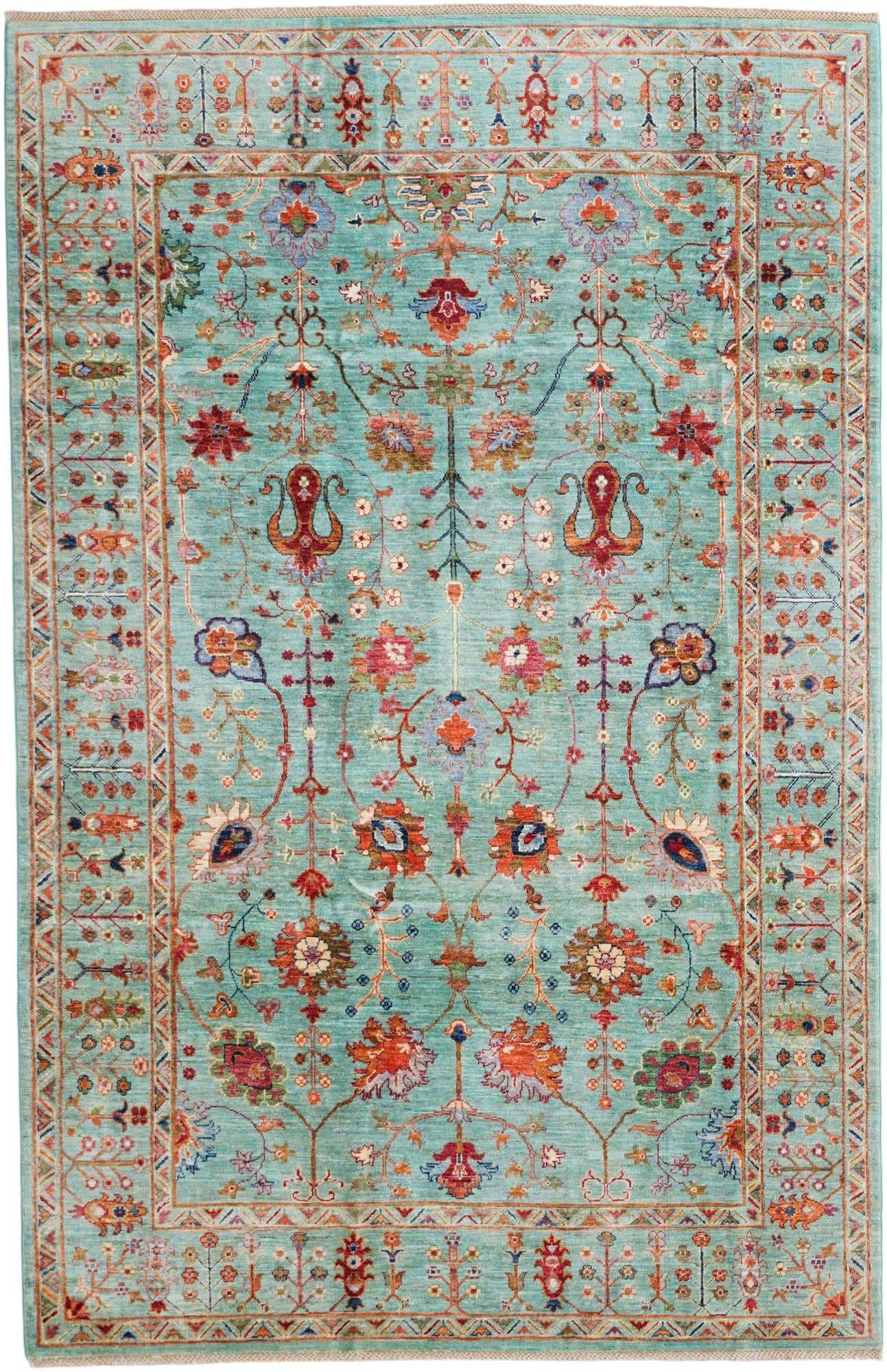 6' 7 x 10' 2 Hand Knotted Ariana Ziegler Rug