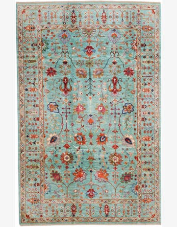 6' 7 x 10' 2 Hand Knotted Ariana Ziegler Rug