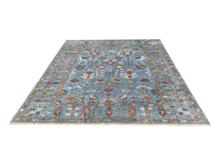 6' 10 x 10' Hand Knotted Ariana Ziegler Rug