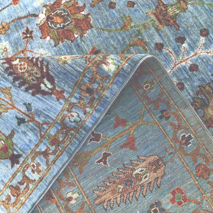 6' 10 x 10' Hand Knotted Ariana Ziegler Rug