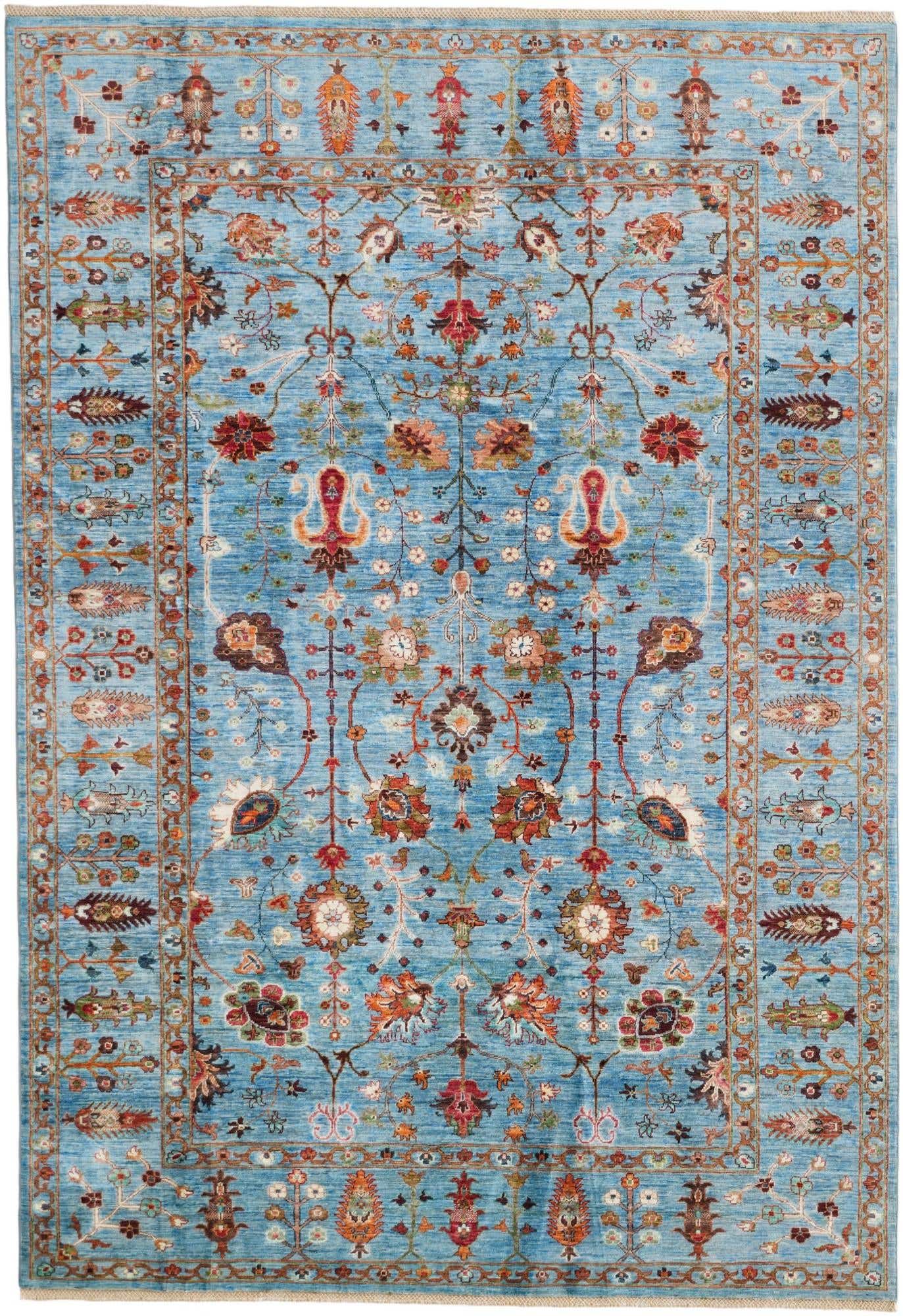 6' 10 x 10' Hand Knotted Ariana Ziegler Rug