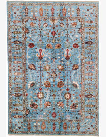 6' 10 x 10' Hand Knotted Ariana Ziegler Rug
