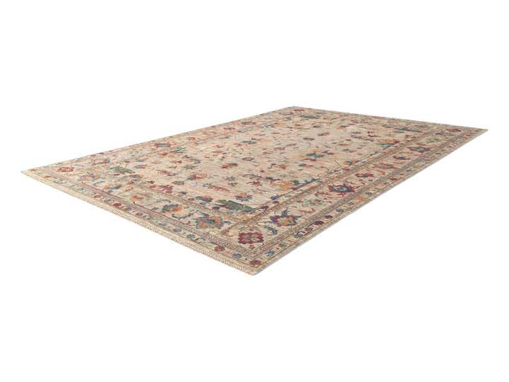 6' 9 x 10' Hand Knotted Ariana Ziegler Rug