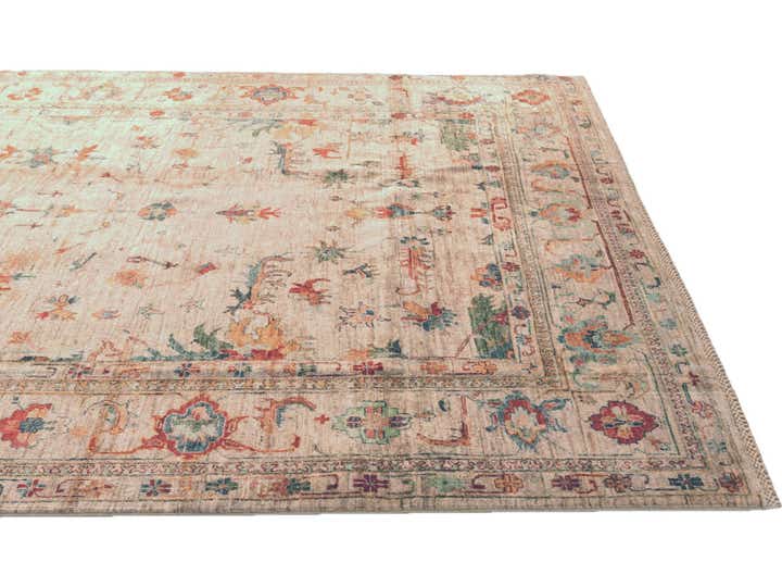 6' 9 x 10' Hand Knotted Ariana Ziegler Rug