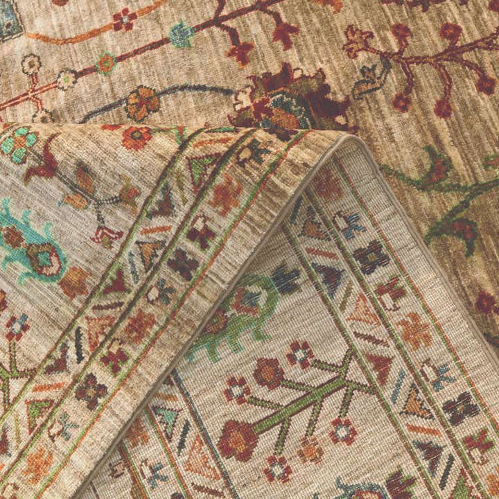 6' 11 x 10' Hand Knotted Ariana Ziegler Rug