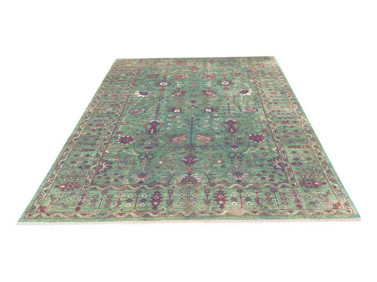 Detail image of 6' 8 x 9' 10 Hand Knotted Ariana Ziegler Rug