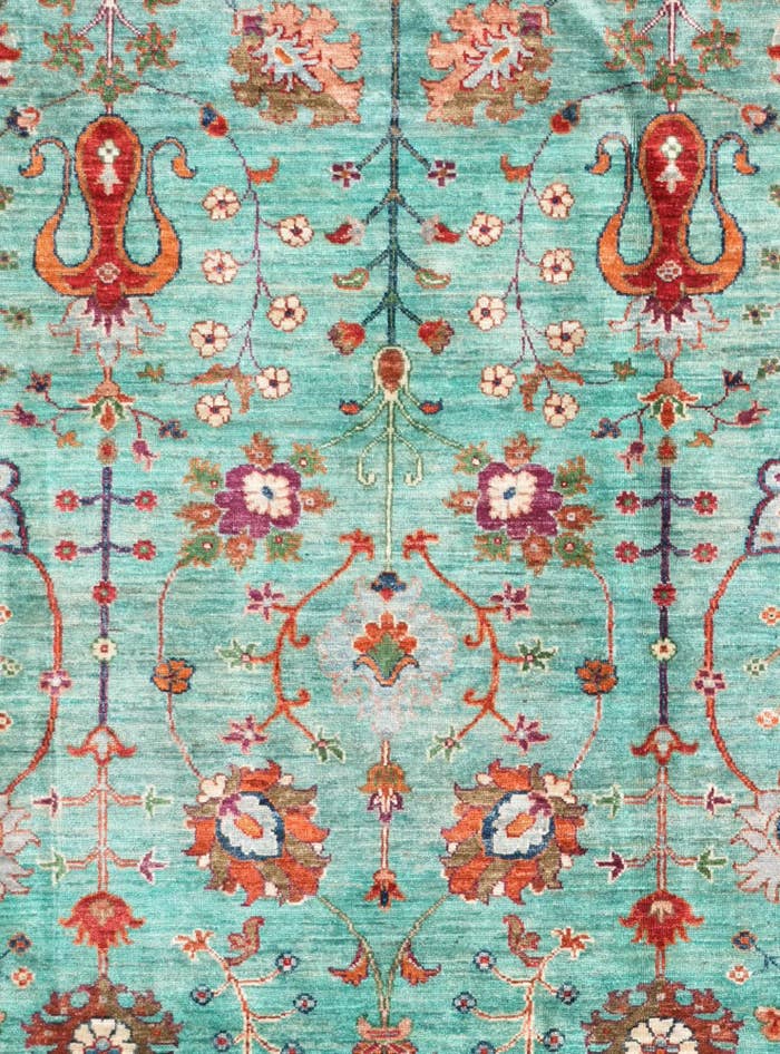 Detail image of 6' 8 x 9' 10 Hand Knotted Ariana Ziegler Rug