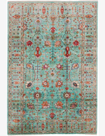 6' 8 x 9' 10 Hand Knotted Ariana Ziegler Rug