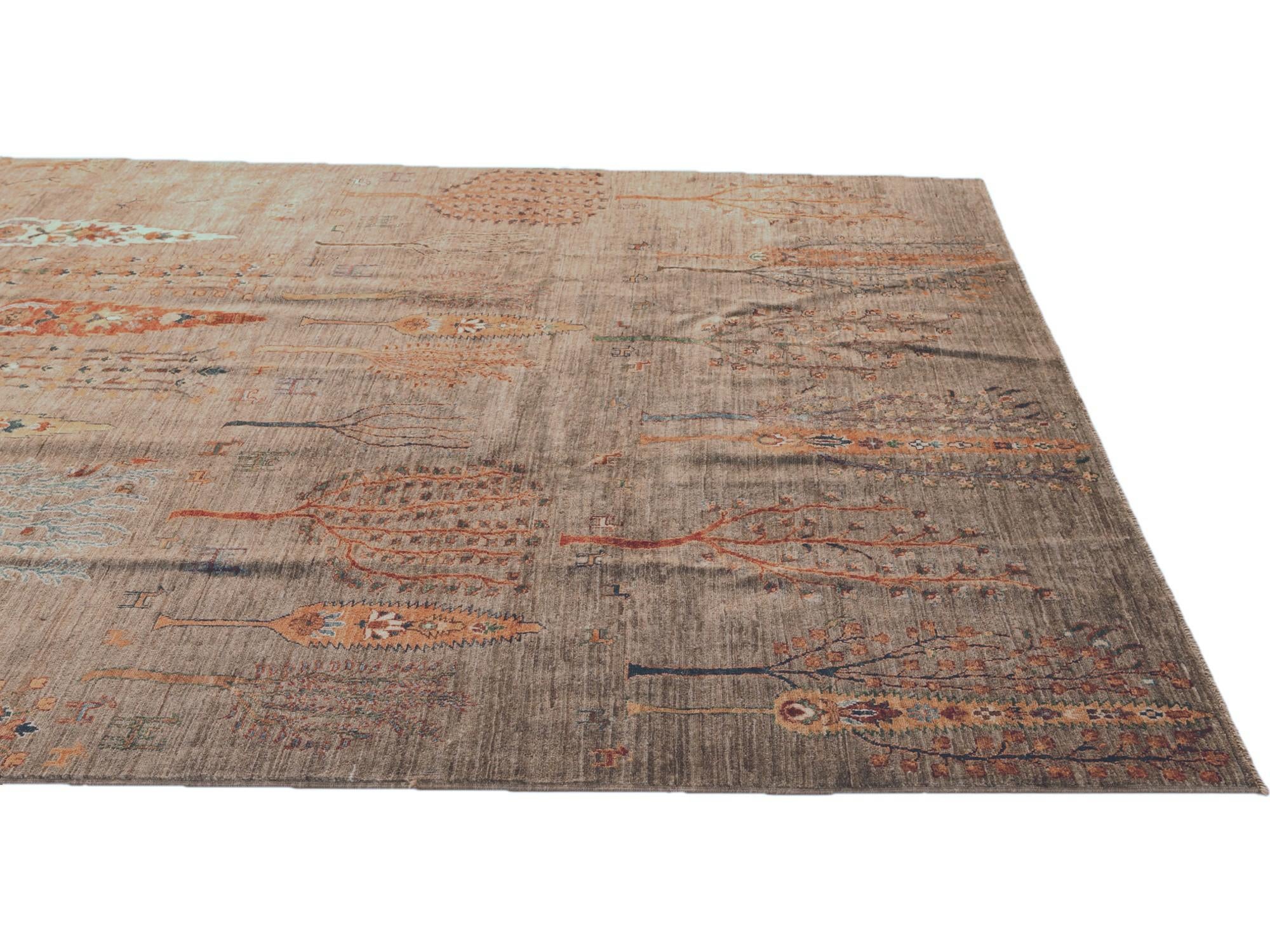 7' 3 x 10' Hand Knotted Ariana Ziegler Rug