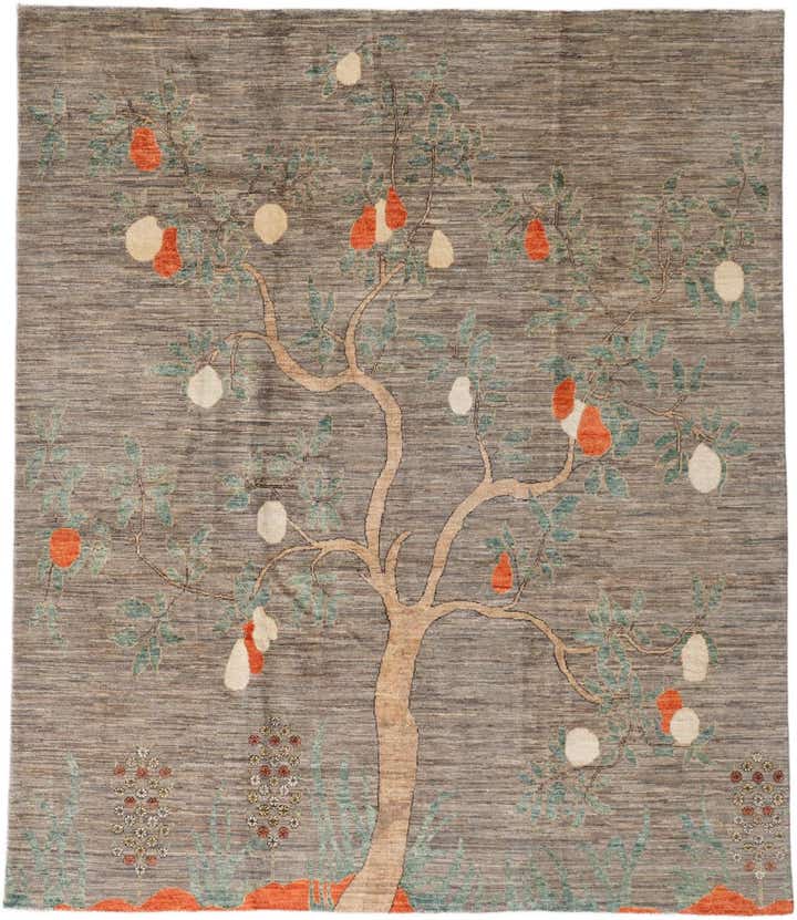 8' 6 x 9' 10 Hand Knotted Ariana Ziegler Rug