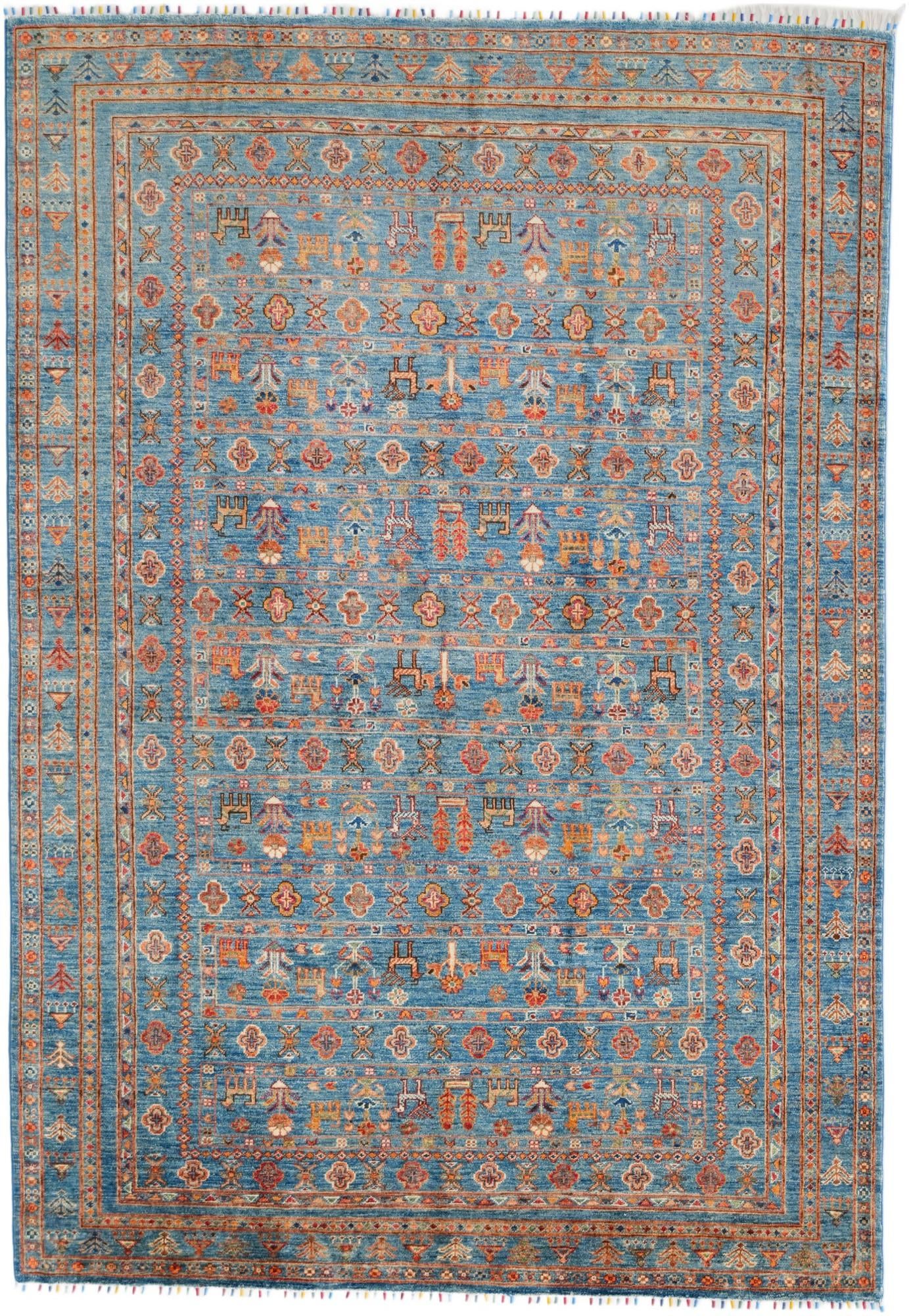 5' 9 x 8' 4 Hand Knotted Ariana Ziegler Rug