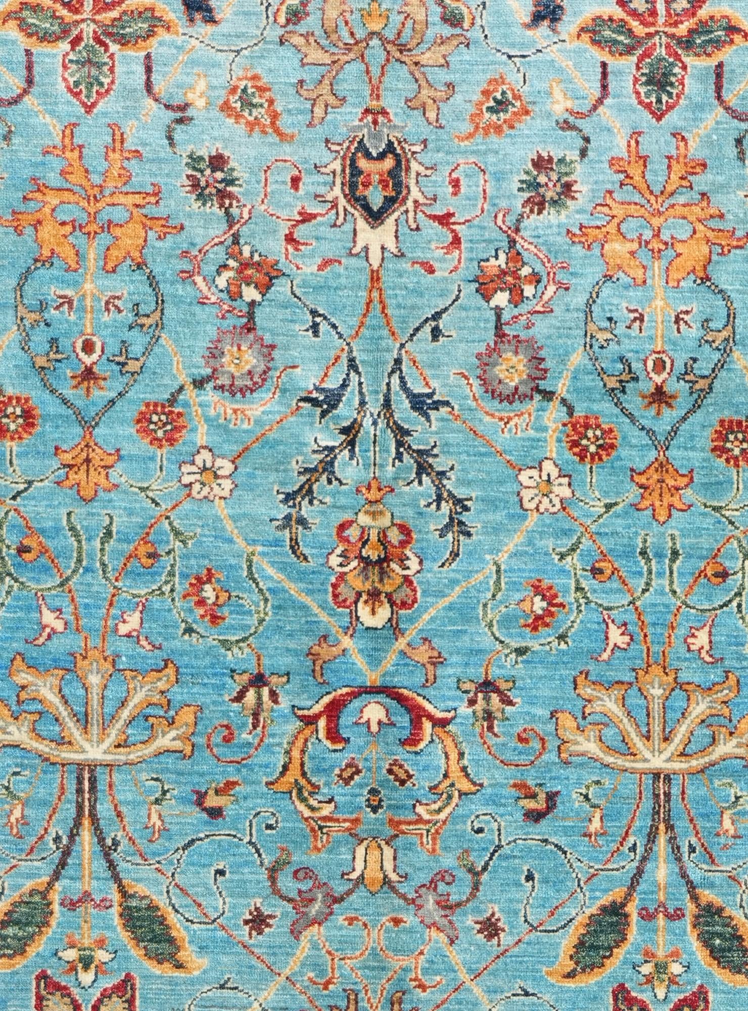 5' 9 x 8' Hand Knotted Ariana Ziegler Rug
