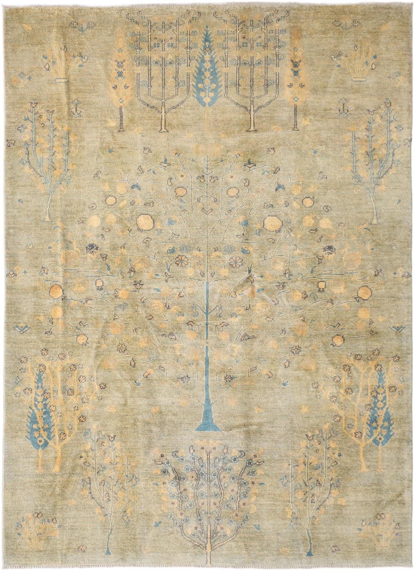 6' 2 x 8' 6 Hand Knotted Ariana Ziegler Rug