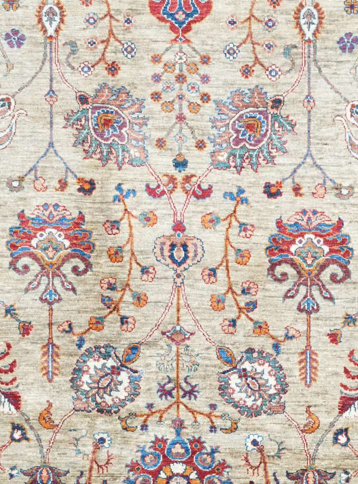 6' 9 x 9' 11 Hand Knotted Ariana Ziegler Rug