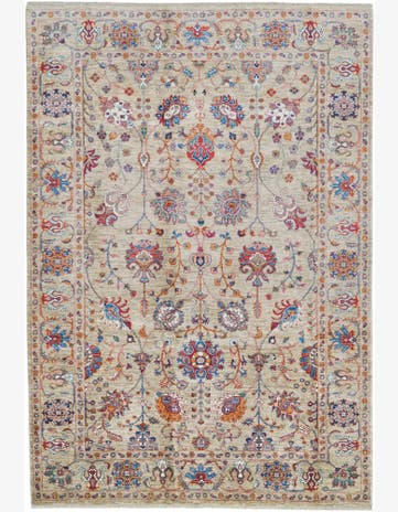 6' 9 x 9' 11 Hand Knotted Ariana Ziegler Rug