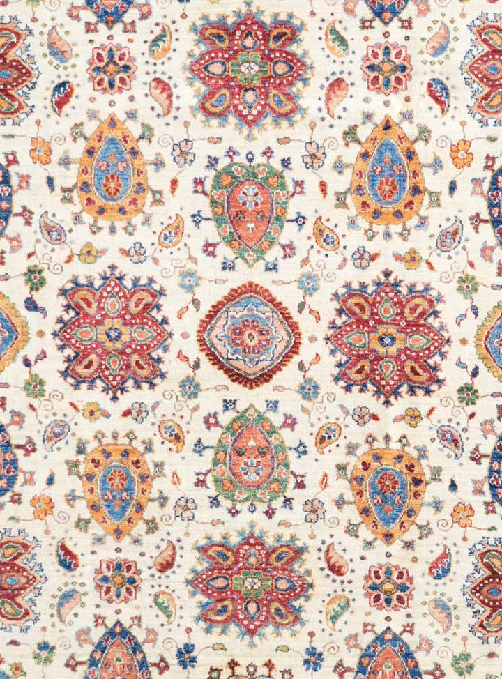 6' 9 x 10' Hand Knotted Ariana Ziegler Rug