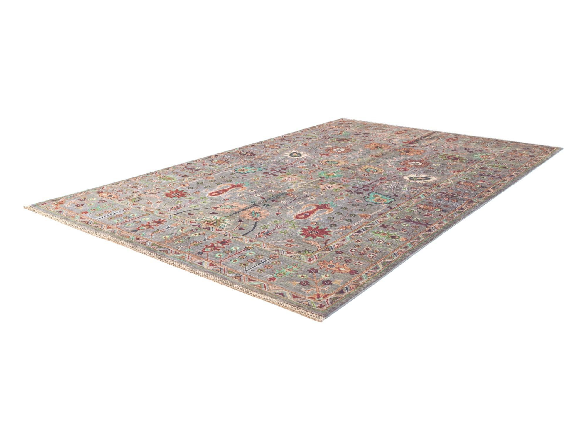 5' 9 x 8' 7 Hand Knotted Ariana Ziegler Rug