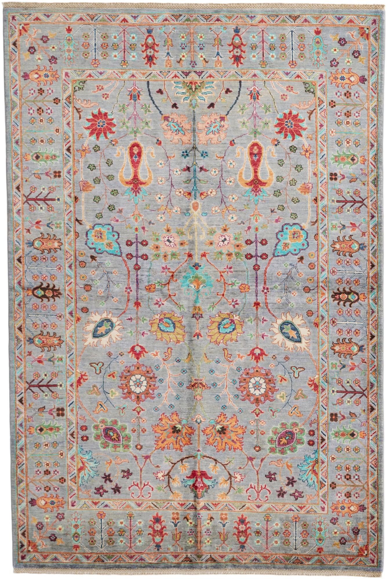 5' 9 x 8' 7 Hand Knotted Ariana Ziegler Rug