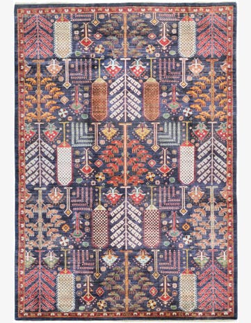 6' 8 x 9' 6 Hand Knotted Ariana Ziegler Rug