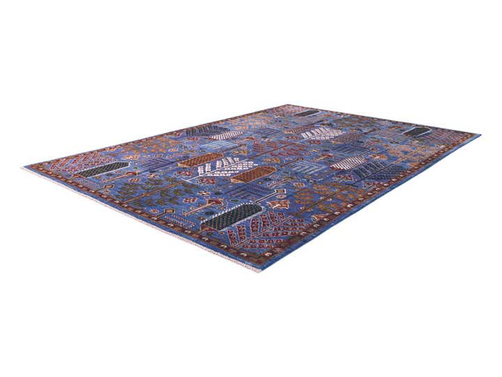 6' 9 x 9' 7 Hand Knotted Ariana Ziegler Rug