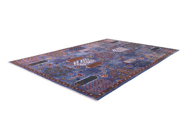 Detail image of 6' 9 x 9' 7 Hand Knotted Ariana Ziegler Rug