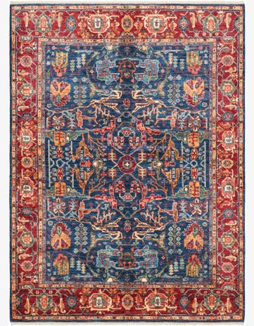5' 10 x 8' Hand Knotted Ariana Ziegler Rug