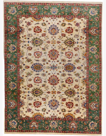 6' 11 x 9' 5 Hand Knotted Ariana Ziegler Rug
