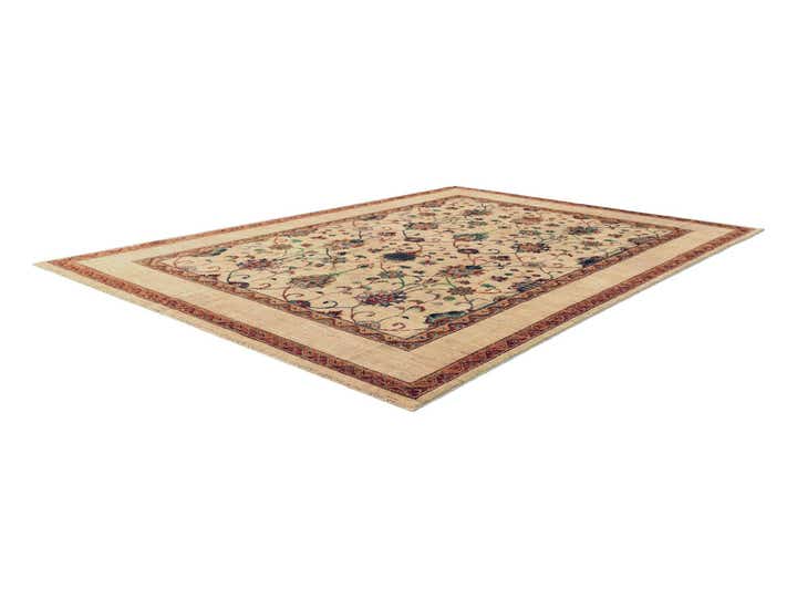 7' 1 x 10' Hand Knotted Ariana Ziegler Rug