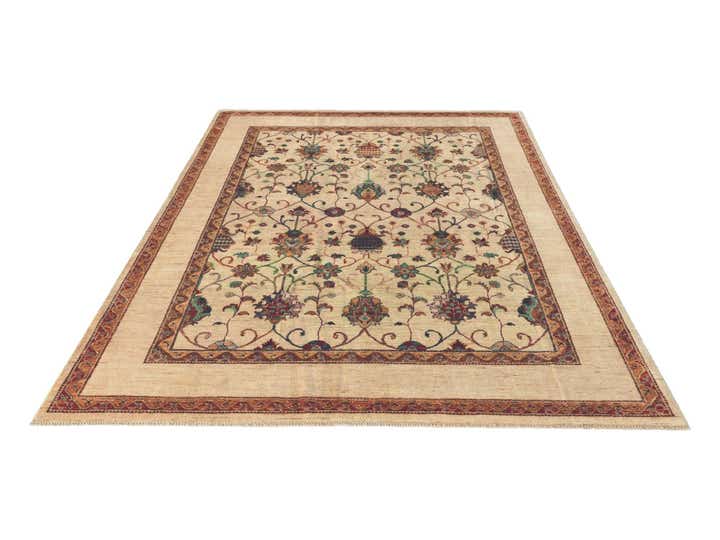 7' 1 x 10' Hand Knotted Ariana Ziegler Rug