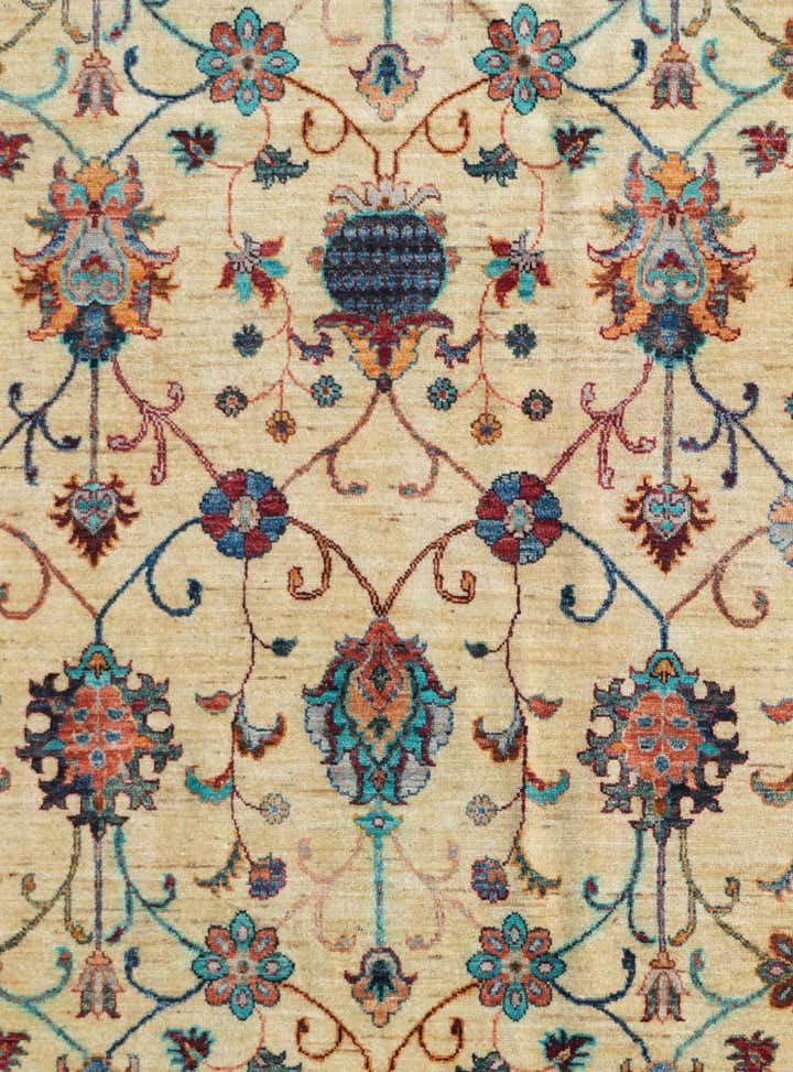 7' 1 x 10' Hand Knotted Ariana Ziegler Rug
