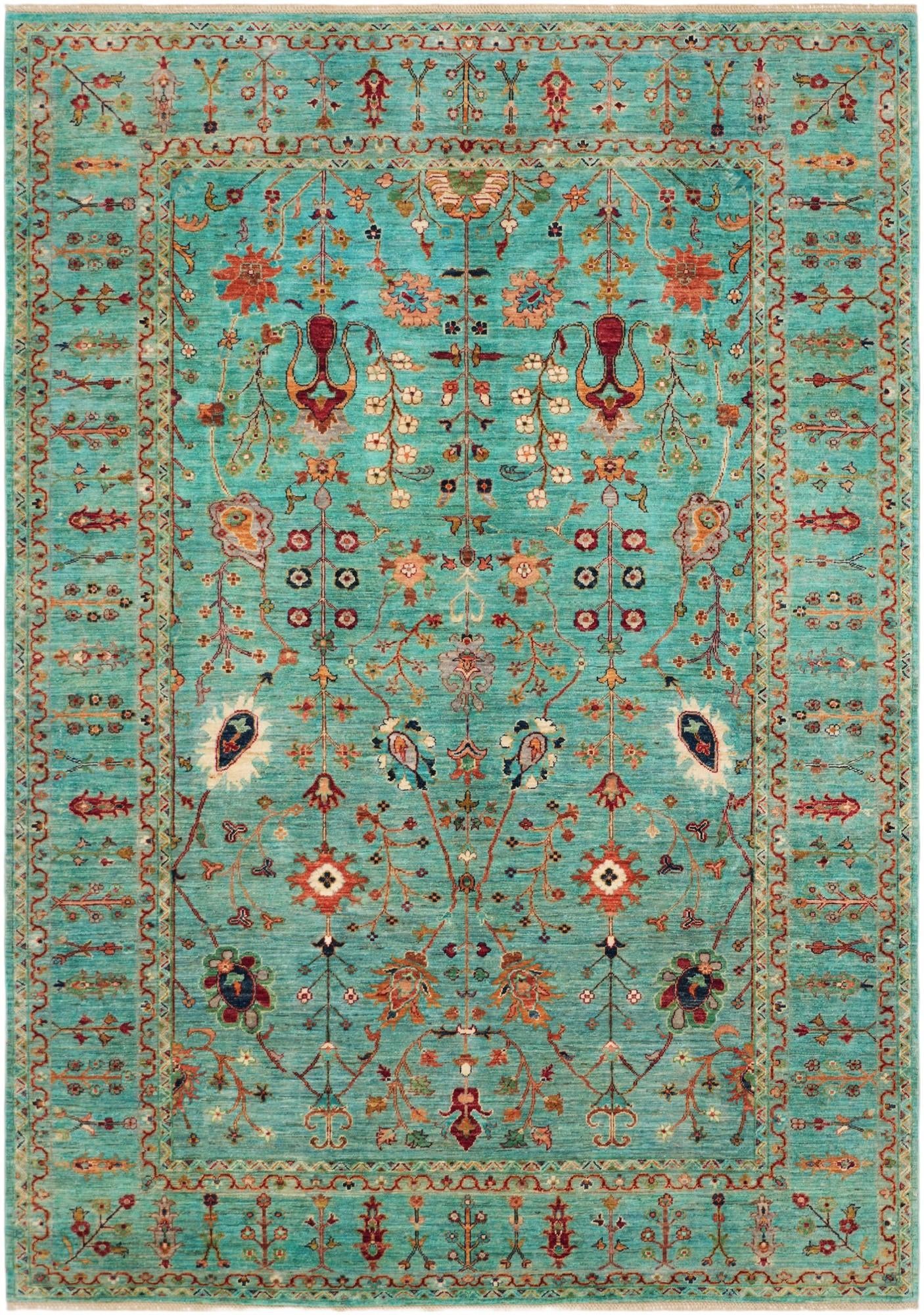 7' 2 x 10' 3 Hand Knotted Ariana Ziegler Rug