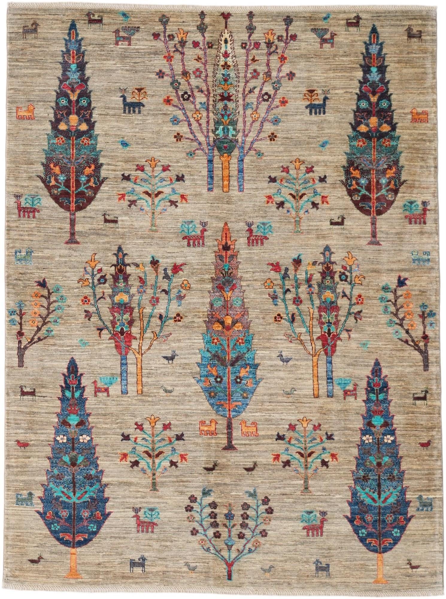 5' 11 x 7' 11 Hand Knotted Ariana Ziegler Rug