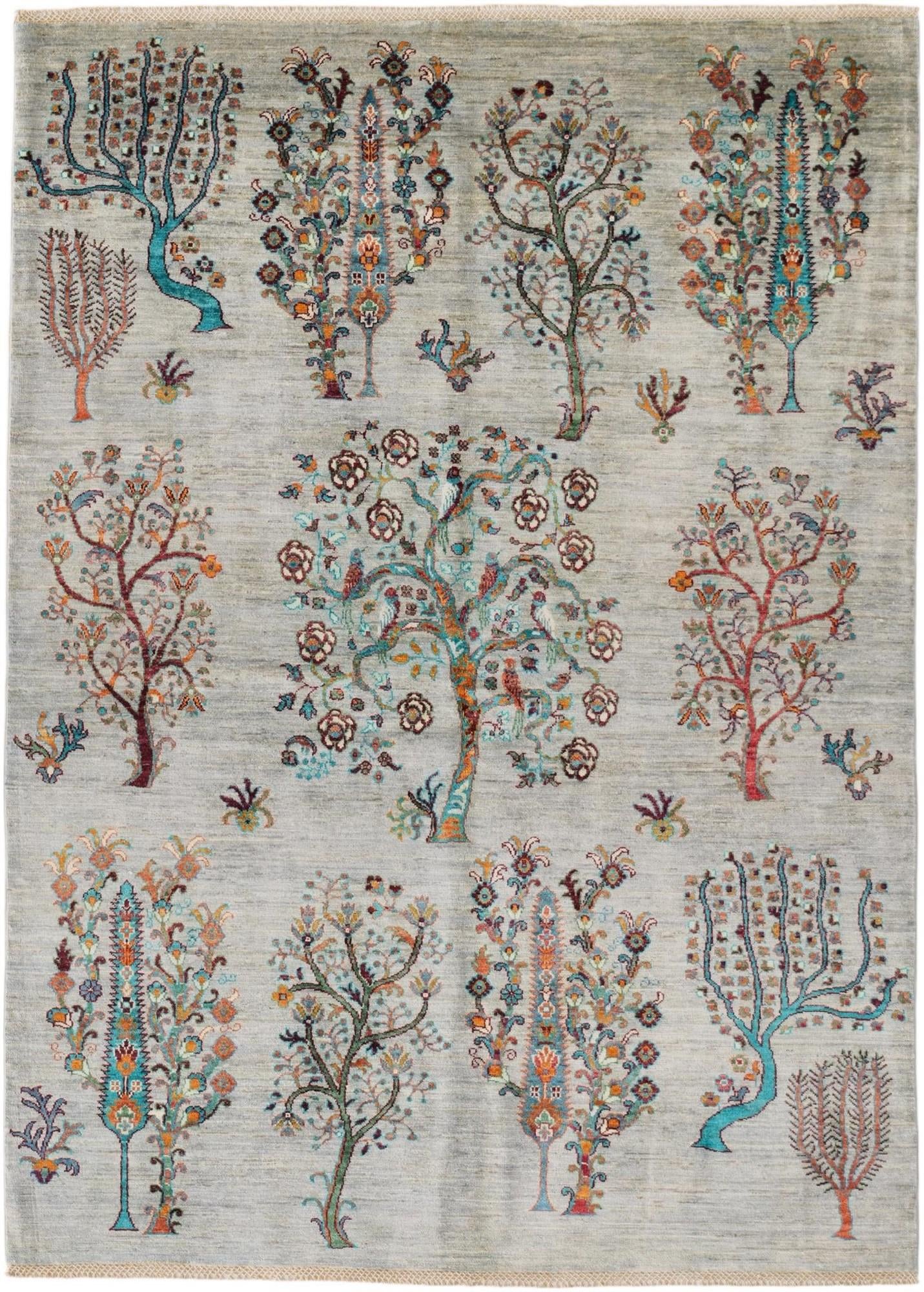 5' 9 x 8' Hand Knotted Ariana Ziegler Rug