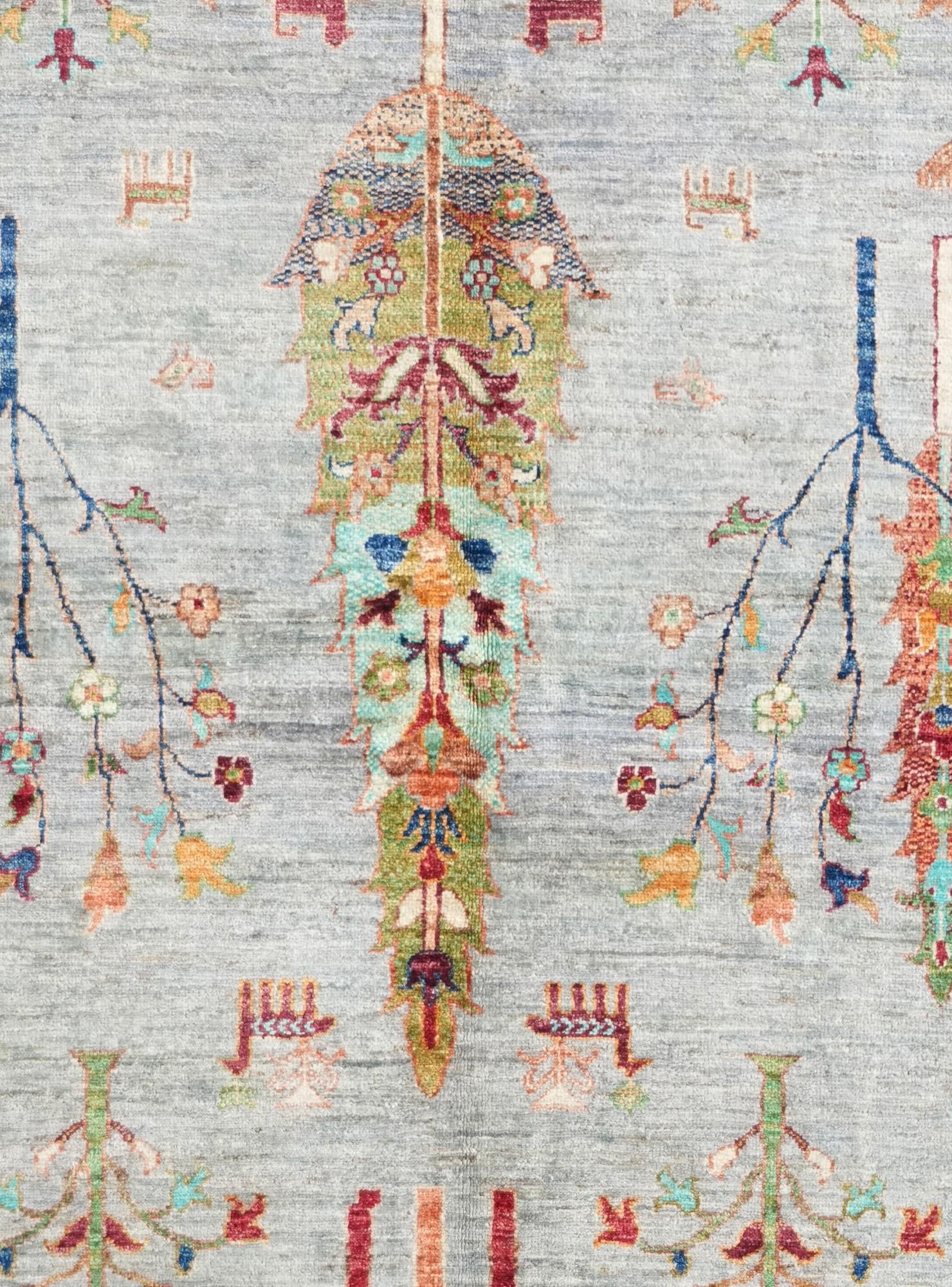 5' 10 x 8' Hand Knotted Ariana Ziegler Rug
