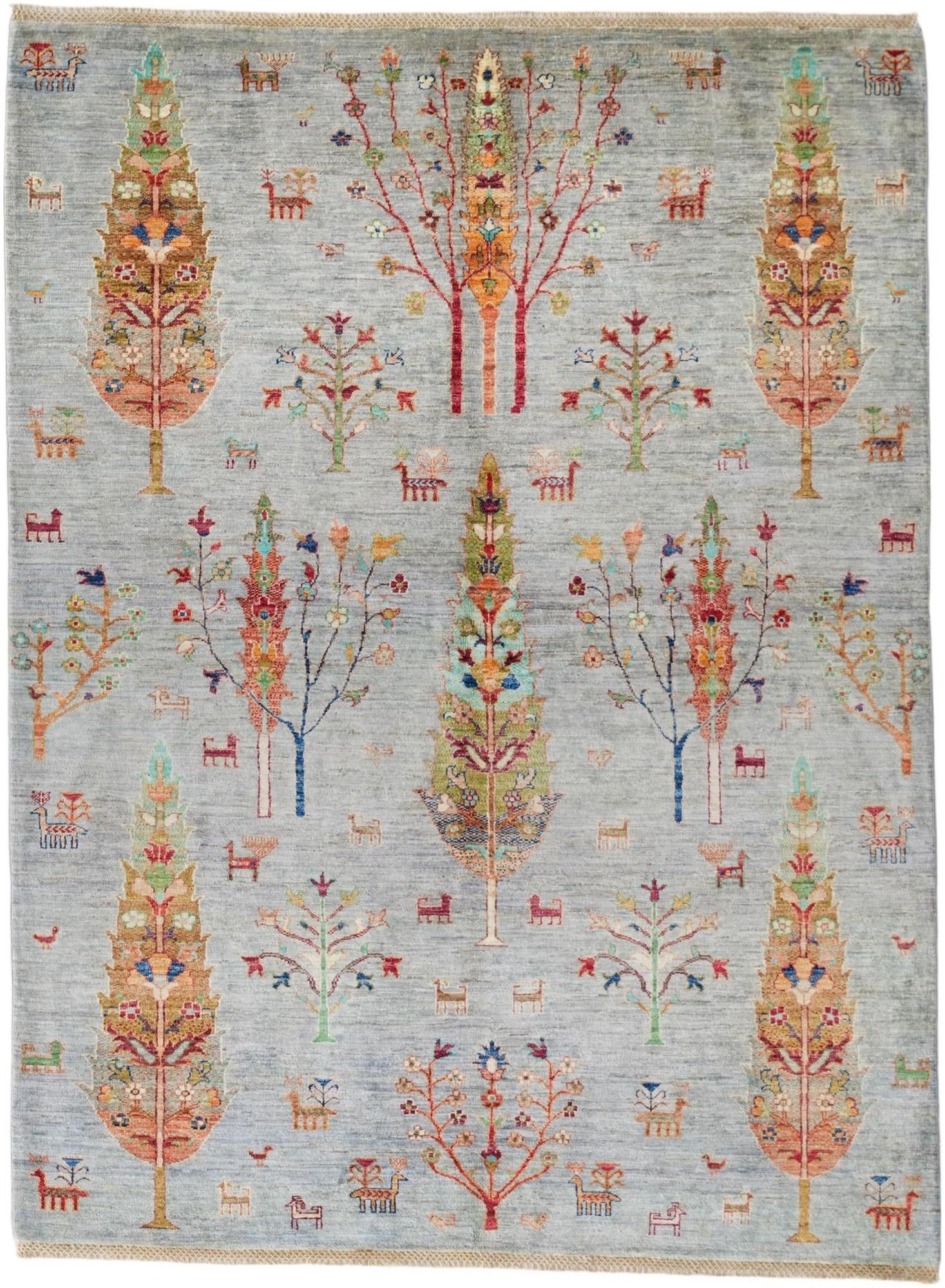 5' 10 x 8' Hand Knotted Ariana Ziegler Rug