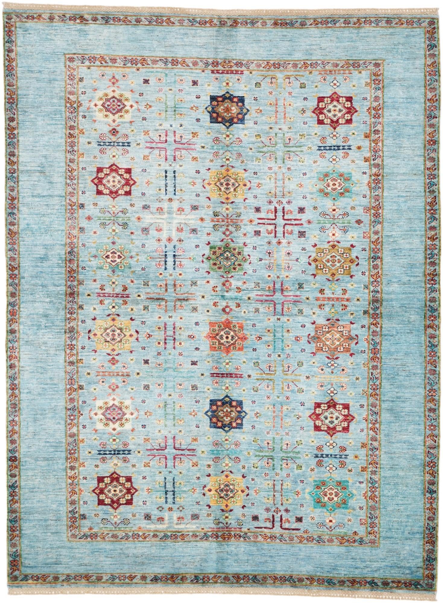 5' 9 x 7' 10 Hand Knotted Ariana Ziegler Rug