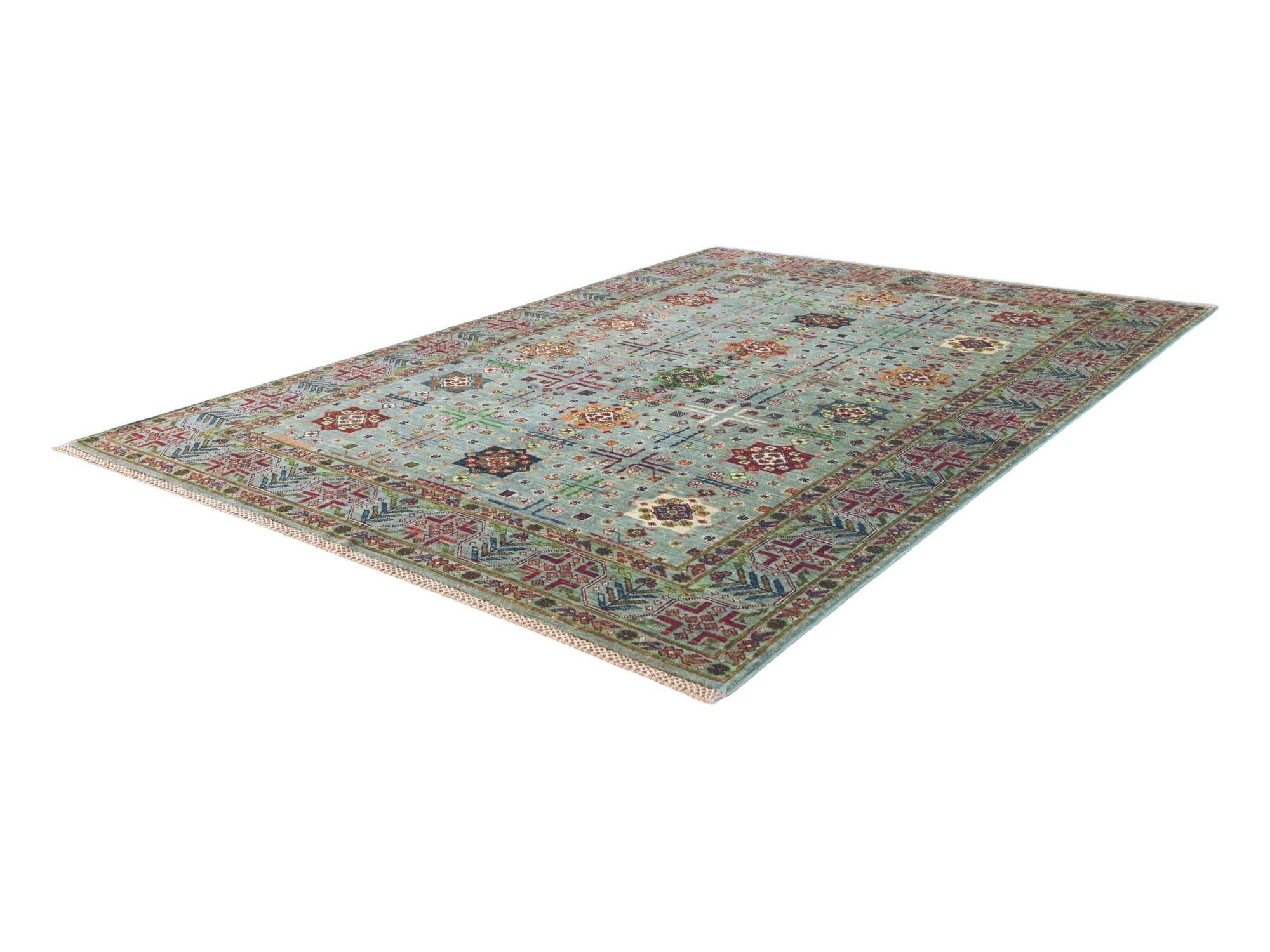 5' 9 x 8' Hand Knotted Ariana Ziegler Rug