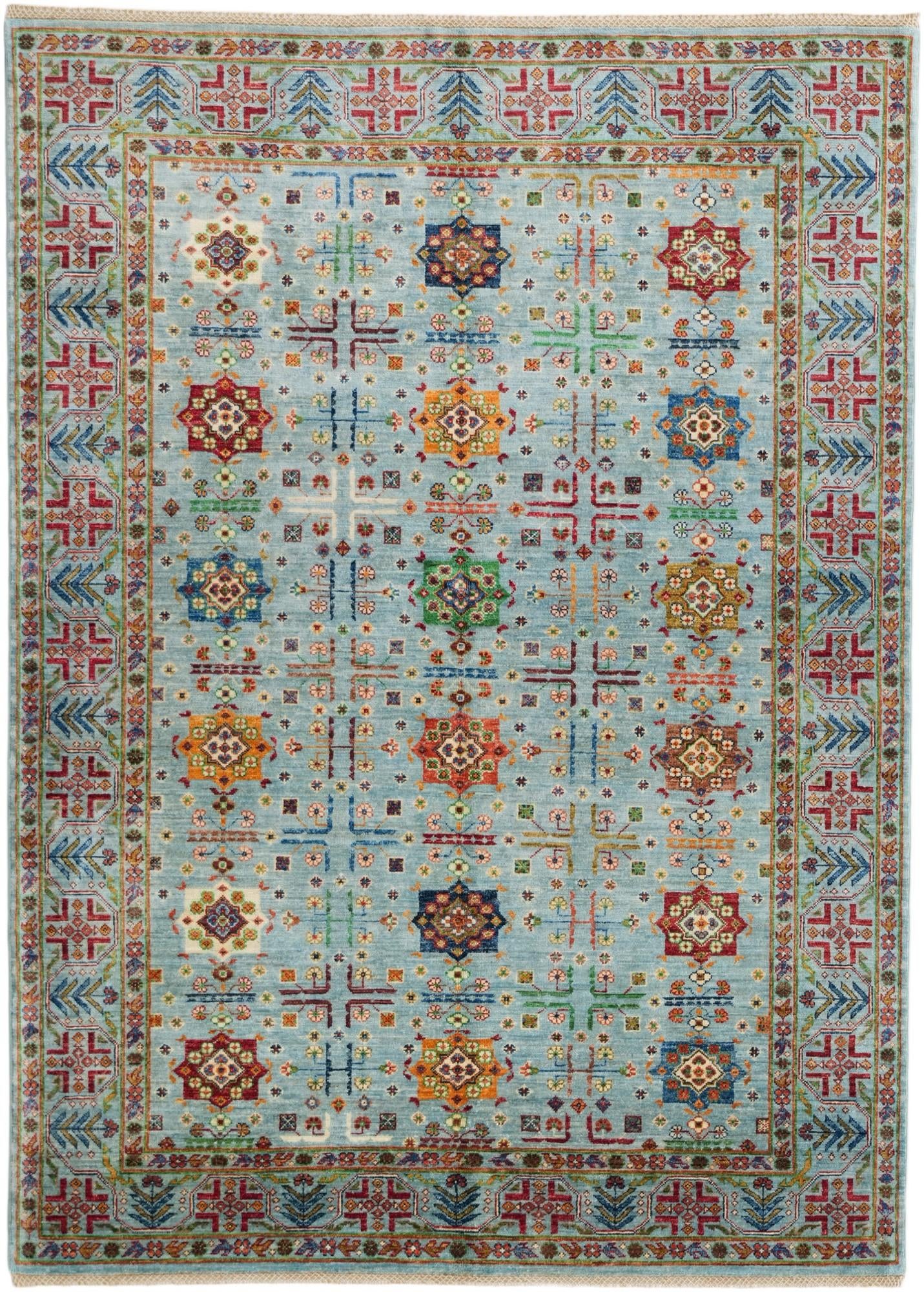 5' 9 x 8' Hand Knotted Ariana Ziegler Rug