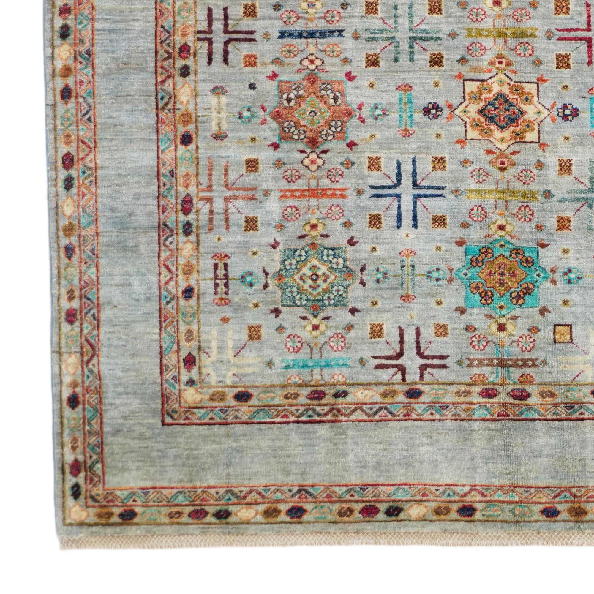 5' 9 x 8' 1 Hand Knotted Ariana Ziegler Rug