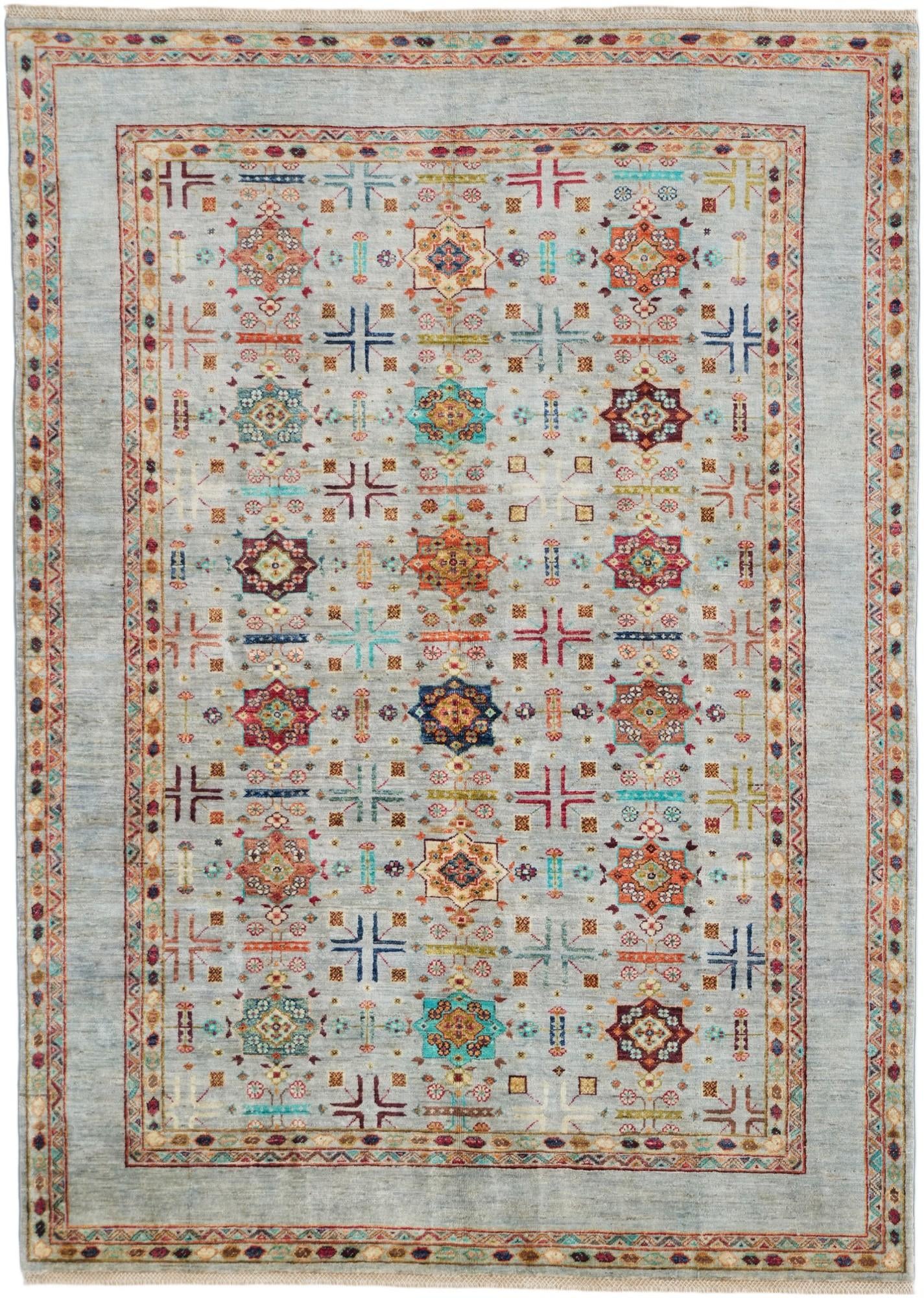 5' 9 x 8' 1 Hand Knotted Ariana Ziegler Rug