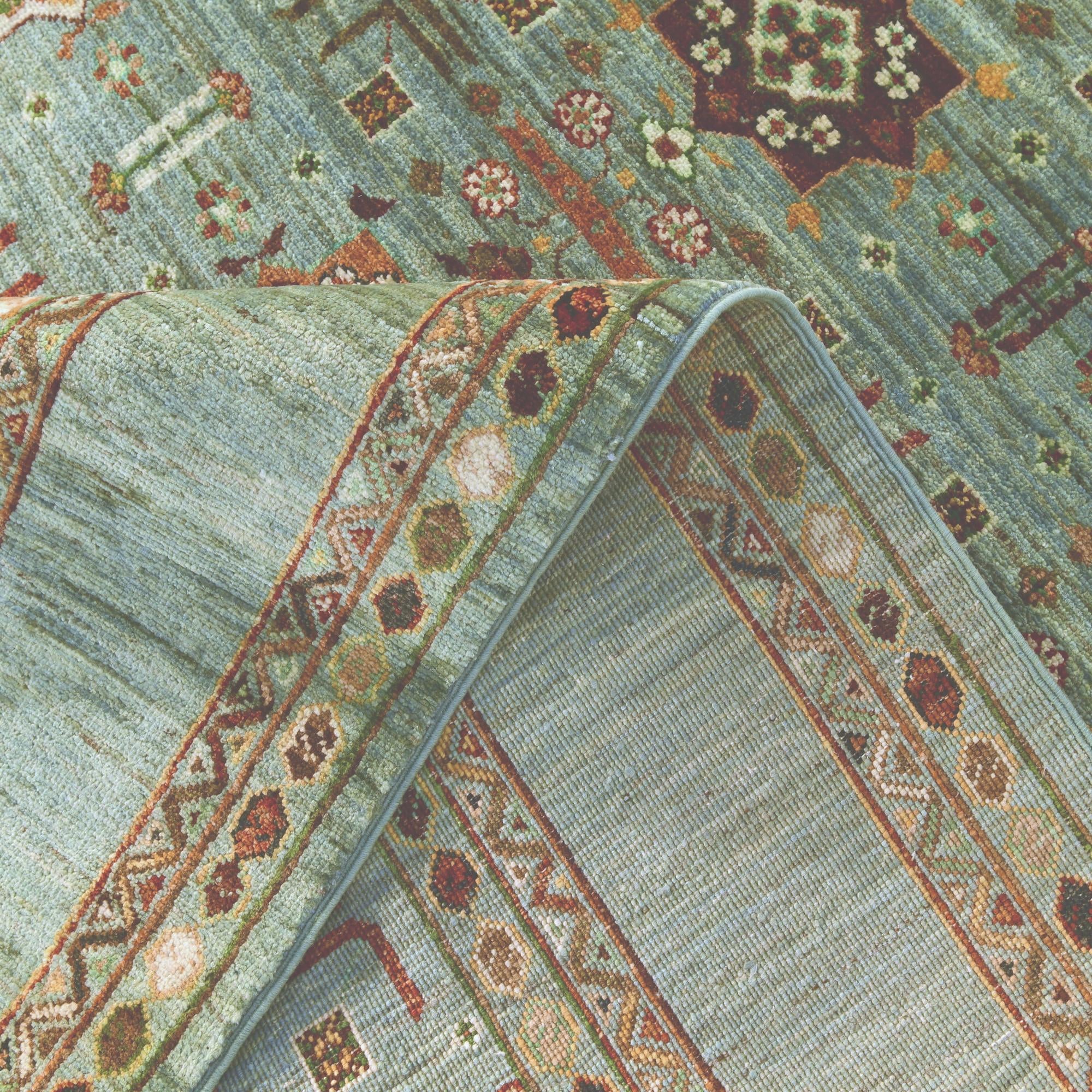 6' 10 x 10' Hand Knotted Ariana Ziegler Rug